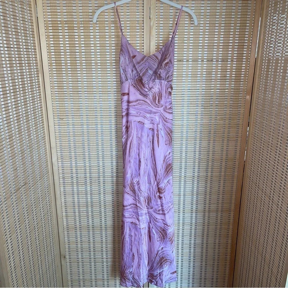 LUSH Purple Purple Y2K babydoll Maxi dress women’s S - Picture 2 of 10